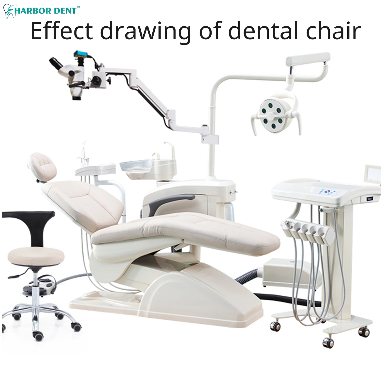 Стоматологическое оборудование микроскоп с камерой непрерывный зум для