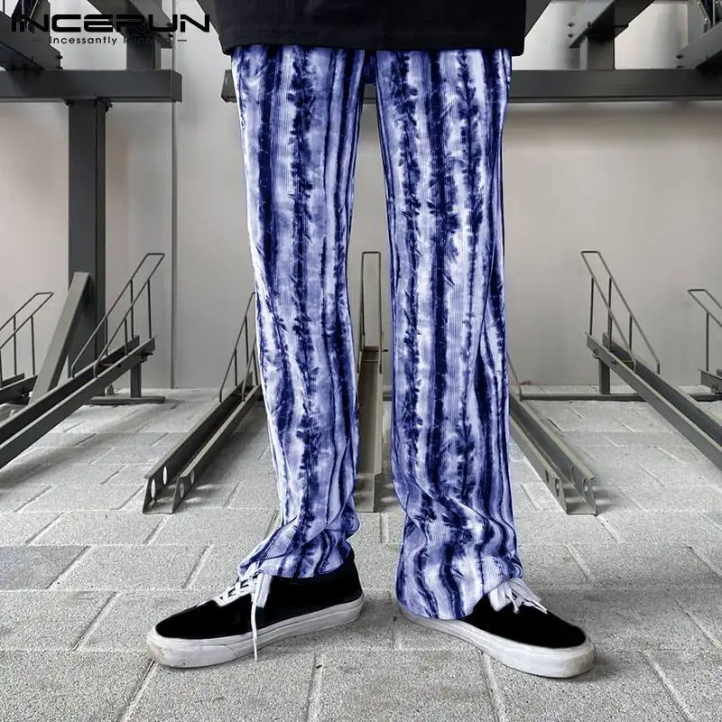 

Handsome Well Fitting New Men's Long Pants Loose Comfortable Male Stylish Hot Sale Gradient Pattern Trousers S-5XL INCERUN 2022