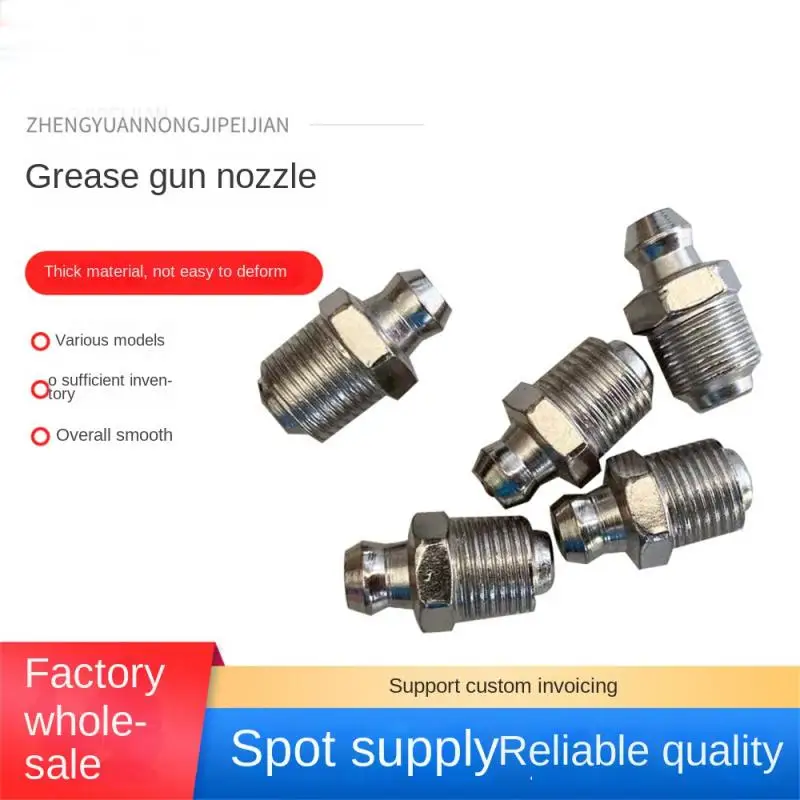 

Смазочный пистолет, сопло M10, национальный стандарт, никелированное прямое сопло, грузовик, Стандартный Универсальный комплект