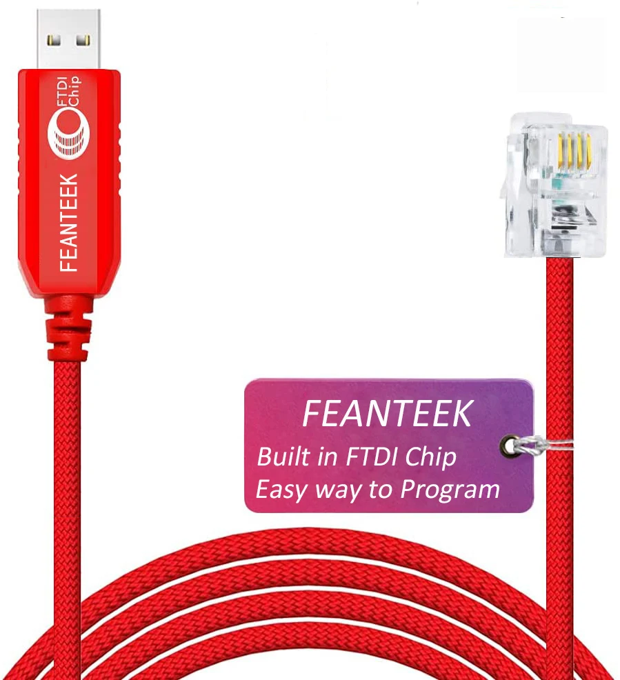 Кабель подключения к консоли FEANTEEK USB RJ12 RS232 для ПК FTDI чип шагового драйвера Leadshine