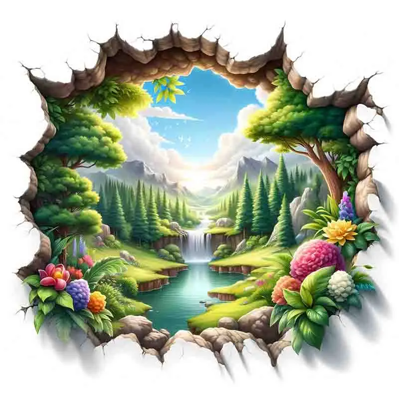 

3D наклейка на унитаз Paradise