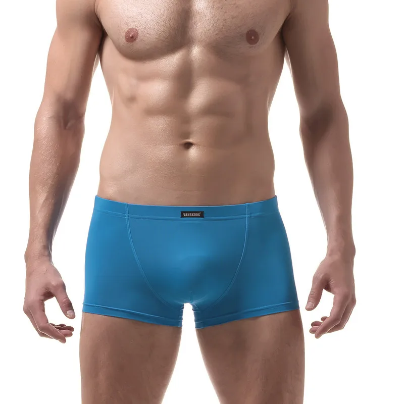 

Men's underwear ice silk big bag sexy breathable underwear men's boxer briefs men