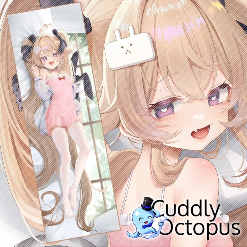 Наволочка для обнимания с рисунком из аниме ажурная игра