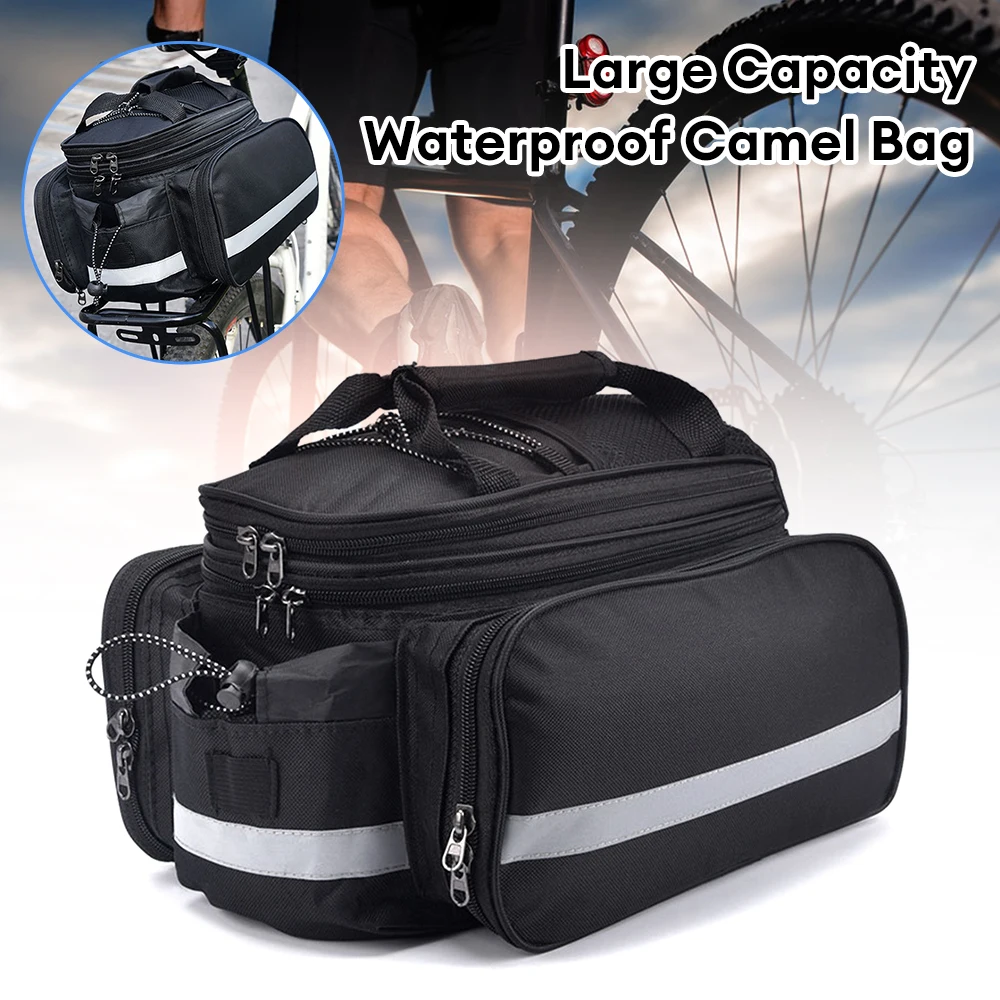 

Велосипедная сумка для багажника, седельная сумка, задний багажник для велосипеда, для горных поездок, водонепроницаемый вместительный велосипедный чемодан