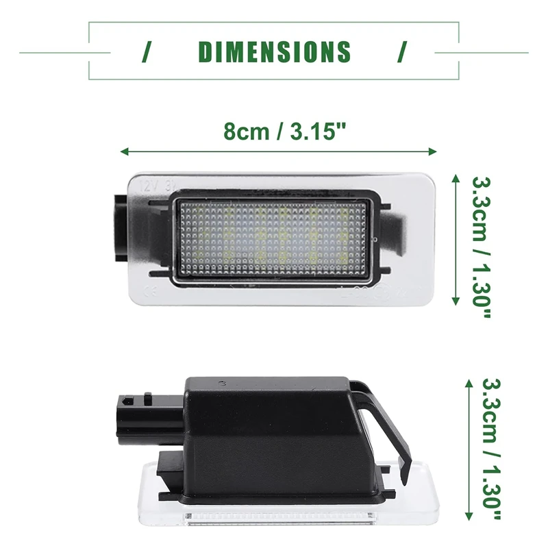 Автомобильная лампа для номерного знака белая модель 265108990E Nissan Серена C27 2016-2018