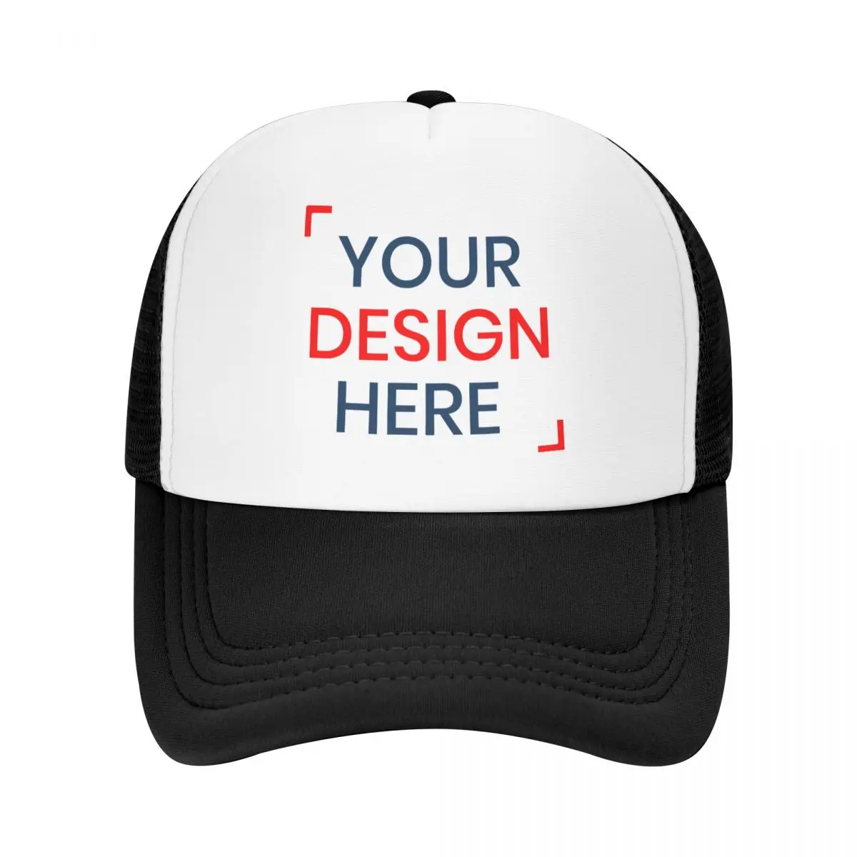 

Punk Unisex Custom Customize Logo Trucker Hat Adult Your Design Here Adjustable Baseball Cap Women Men Sun Protection