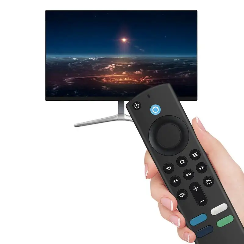 

Умный пульт дистанционного управления L5B83G для Amazon TV Fire Stick Cube 1-го поколения и 2-го беспроводного голосового поискового контроллера с микрофо...