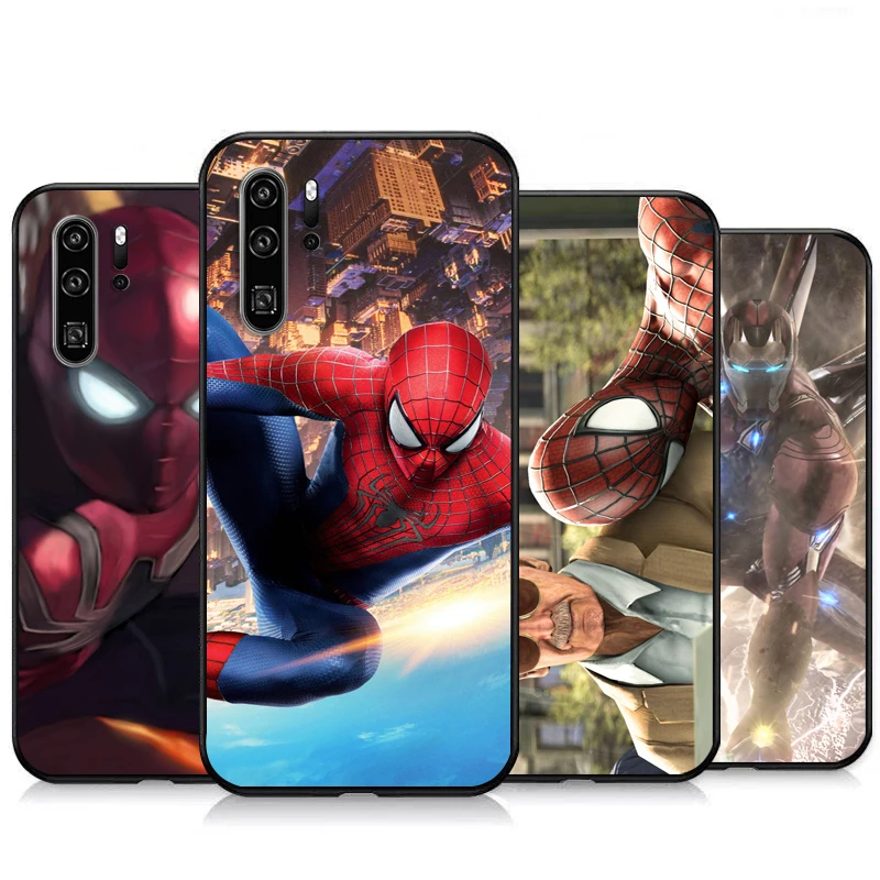 

Marvel Spiderman Phone Cases For Huawei Honor P30 P40 Pro P30 Pro Honor 8X V9 10i 10X Lite 9A Coque Soft TPU Carcasa Back Cover