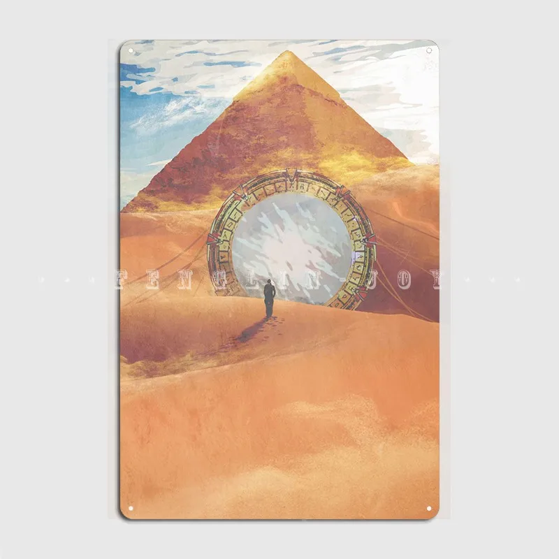 

Stargate Metal Sign Wall Pub Wall Design Garage Decoration Tin Sign Poster