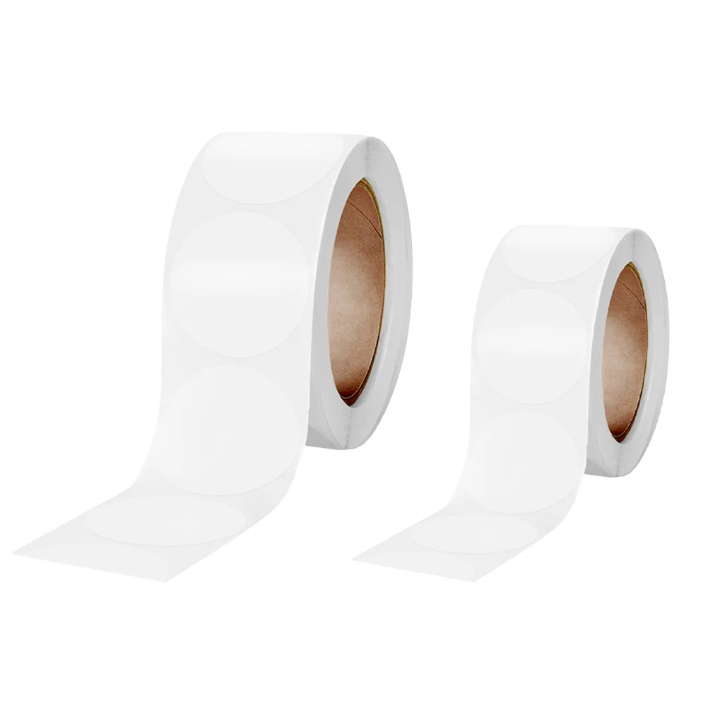 

2 Rolls Clear Round Simple Gift Packing Adhesive Sticker Seal Stickers Stickers