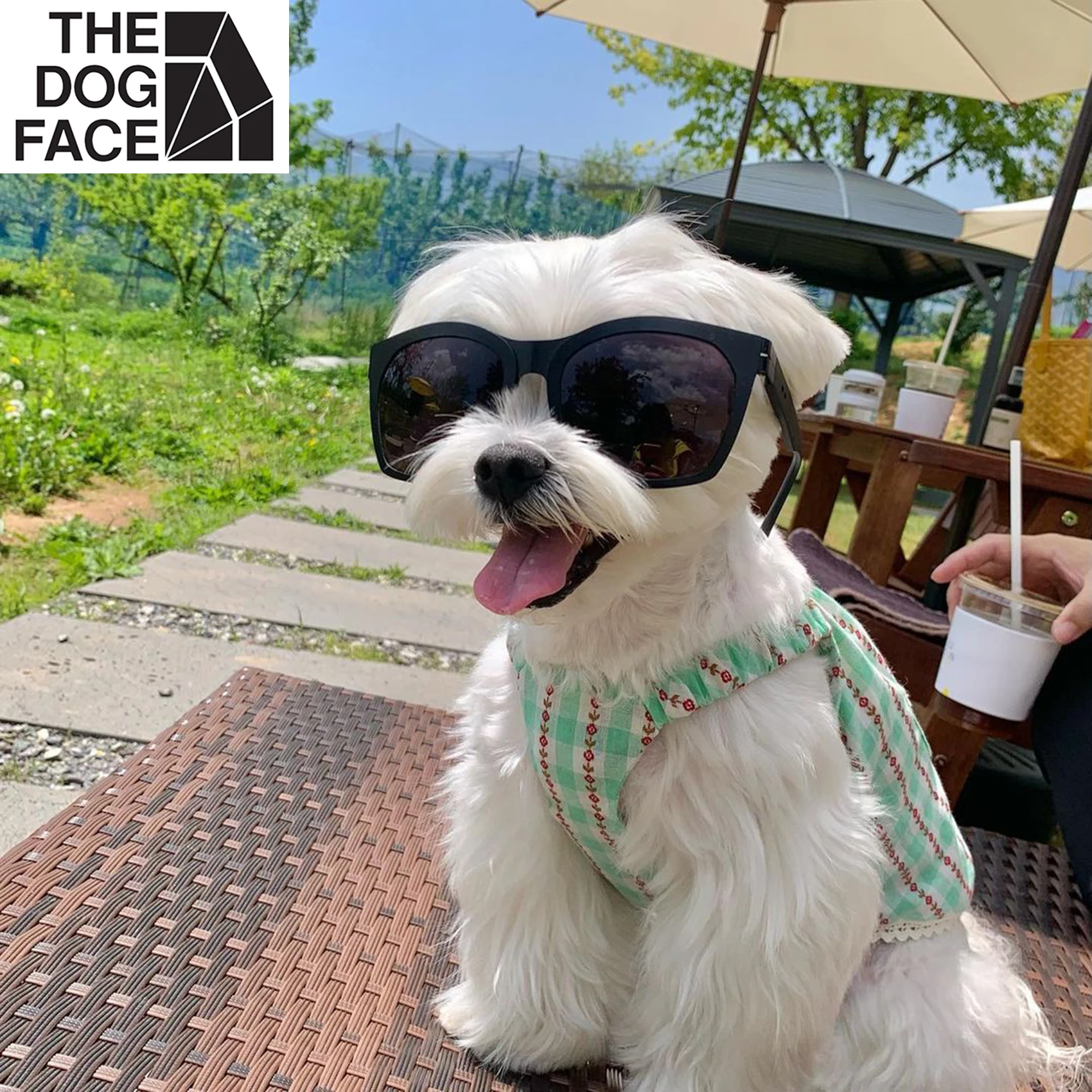 

Красочная клетчатая хлопковая одежда для собак, регулируемая юбка, удобный костюм для домашних питомцев, костюм для щенков, симпатичные соб...