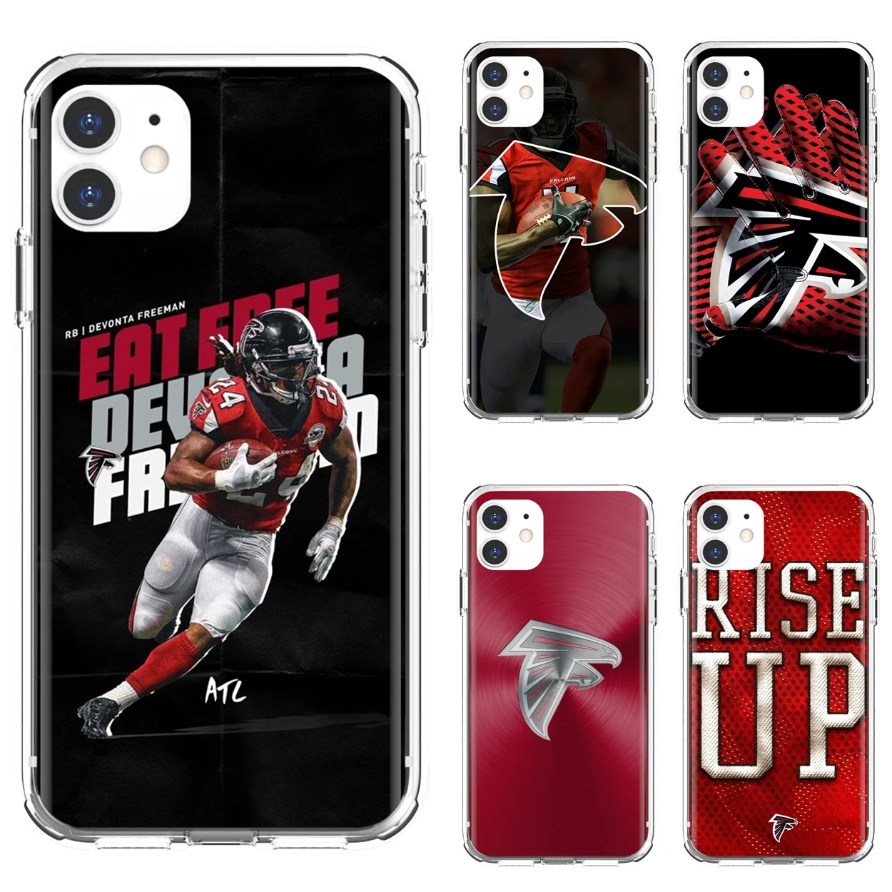 

Silicone Skin Case Atlanta-Falcons-HD-Wallpapers For iPhone 10 11 12 13 Mini Pro 4S 5S SE 5C 6 6S 7 8 X XR XS Plus Max 2020