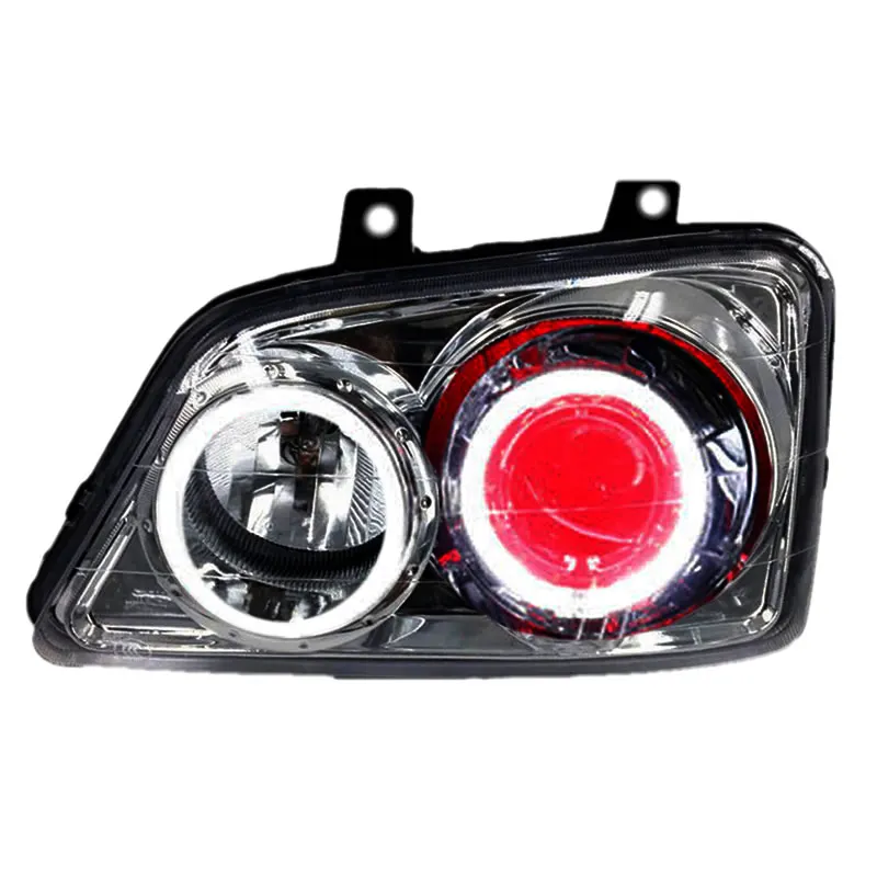 Фото Кастомизированные светодиодные фары Full LED для Toyota TERIOS с биксеноновыми линзами и дневными ходовыми огнями (DRL) №3