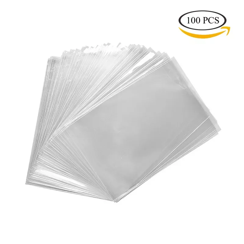 

Transparent Flat Open Top Candy Bag OPP Plastic Cellophane Bag Lollipop Packing Cookies Packaging Wedding Party Small Gift Bags