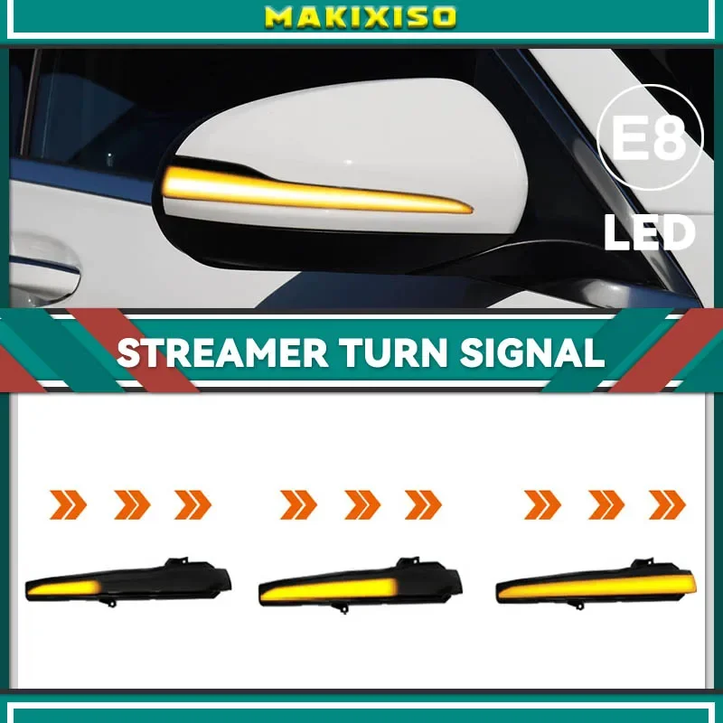 Для Mercedes Benz C Class W205 GLC X253 E W213 S W222 динамический сигнал поворота боковое крыло