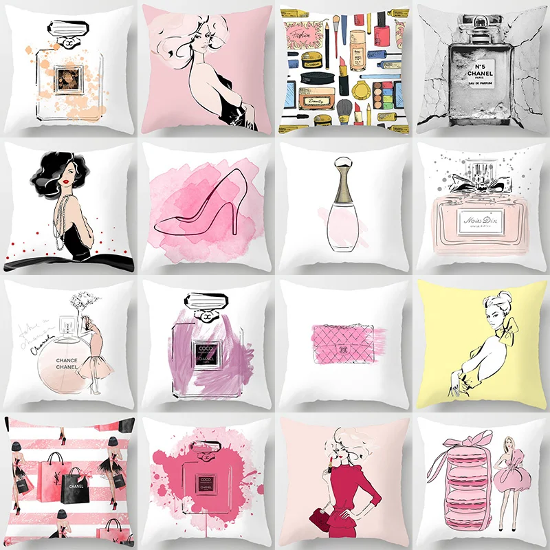 Искусственная наволочка, модная женская наволочка для подушки, домашняя декоративная бархатная наволочка для духов, дивана