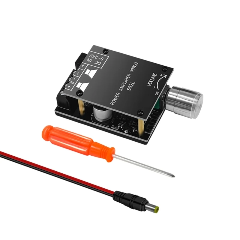 

2022 New ZK 502L Bluetooth-compatible 5.0 -Audio Amplifier Board Module 50Wx 2 AMP Amplificador for DIY Speaker Repair