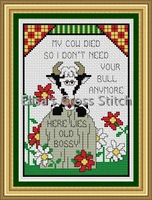 ktn029 stich cross stitch kits craft packages cartoon cow counted not printed needlework embroidery cross stitching painting