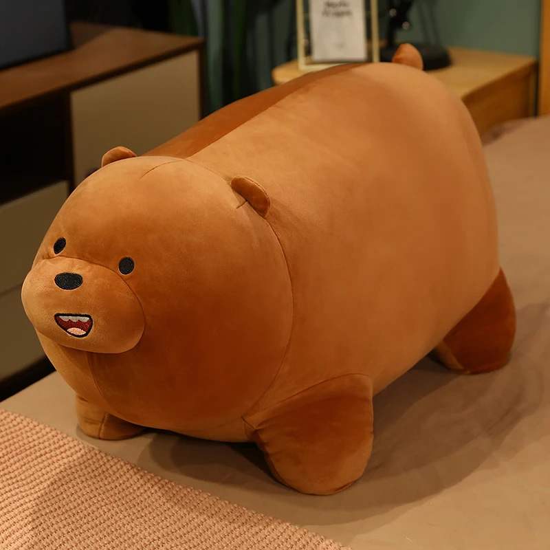 Miniso The Bare Bears Плюшевая панда Гризли Ледяной медведь We Игрушки Мягкая кукла Peluche