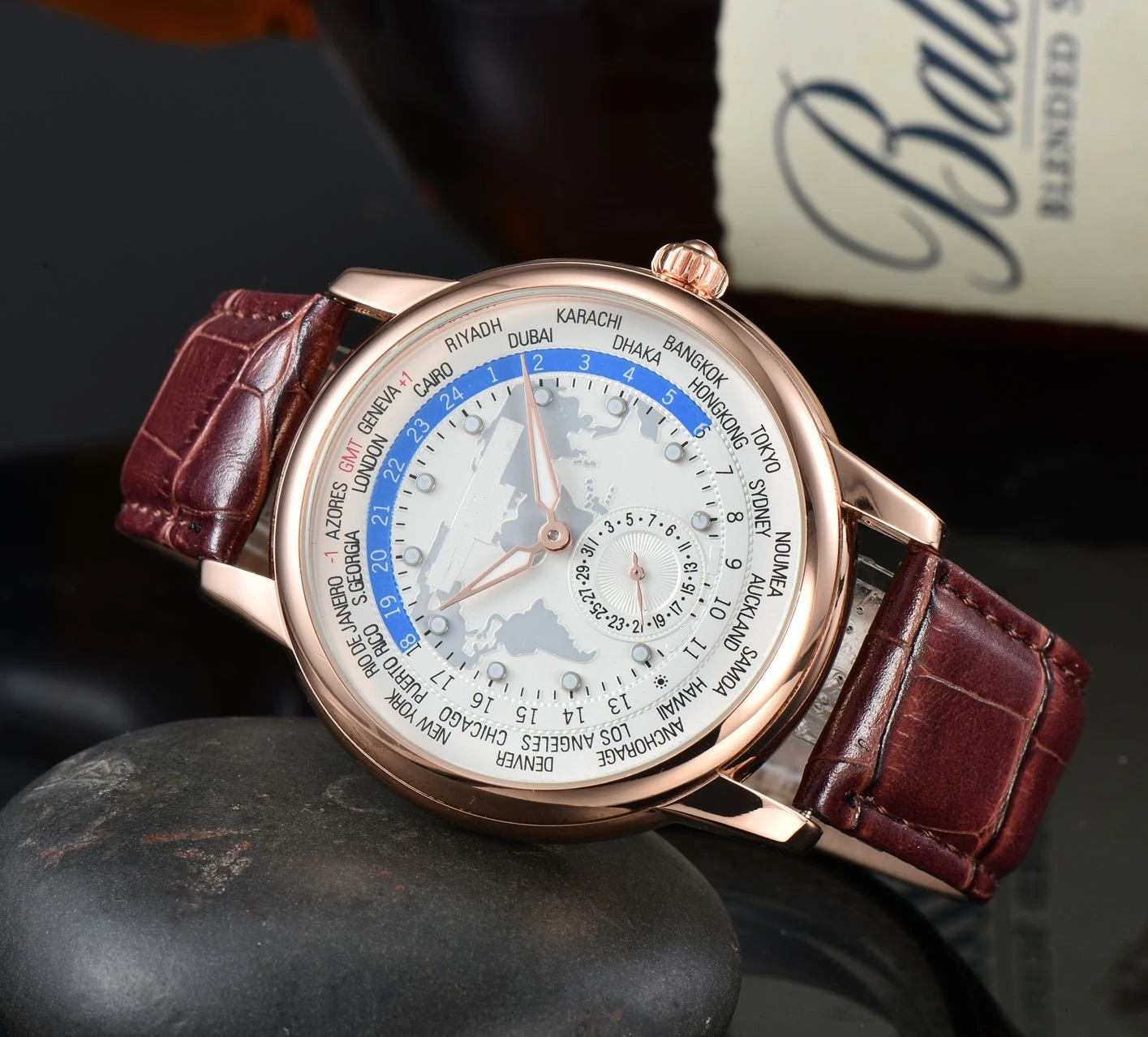 

PP Top Luxury Watch Sport Wrist Watches for Men Top Brand Leather Strap Business Wristwatch Calendar Boyfriend Gift часы мужские
