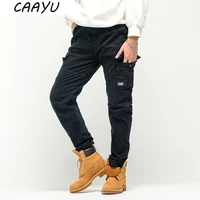 caayu mens cargo pants men 2022 new joggers male hip hop japanese streetwear vintage trousers jogging black sweatpants for mens