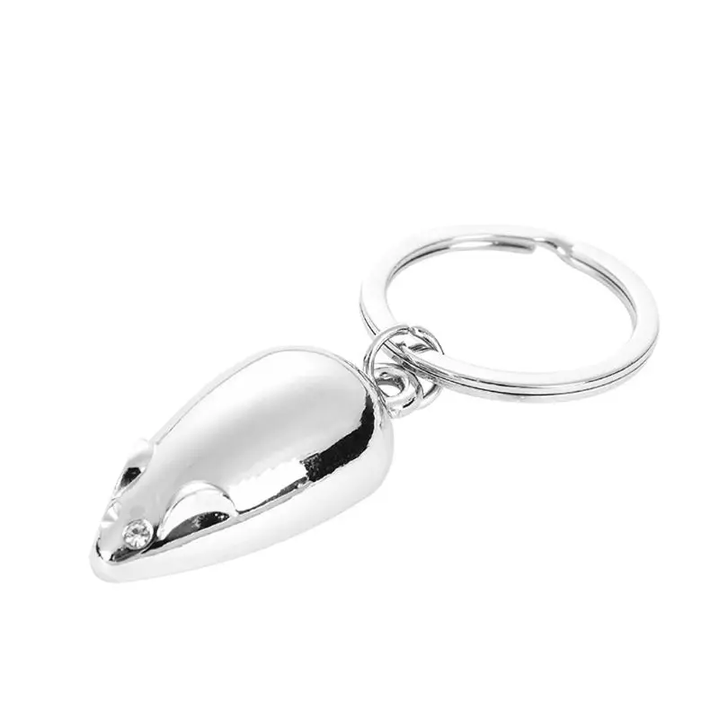 

Metal Mouse Keyring Mouse Backpack Pendant Zodiac Animal Charm Keychain
