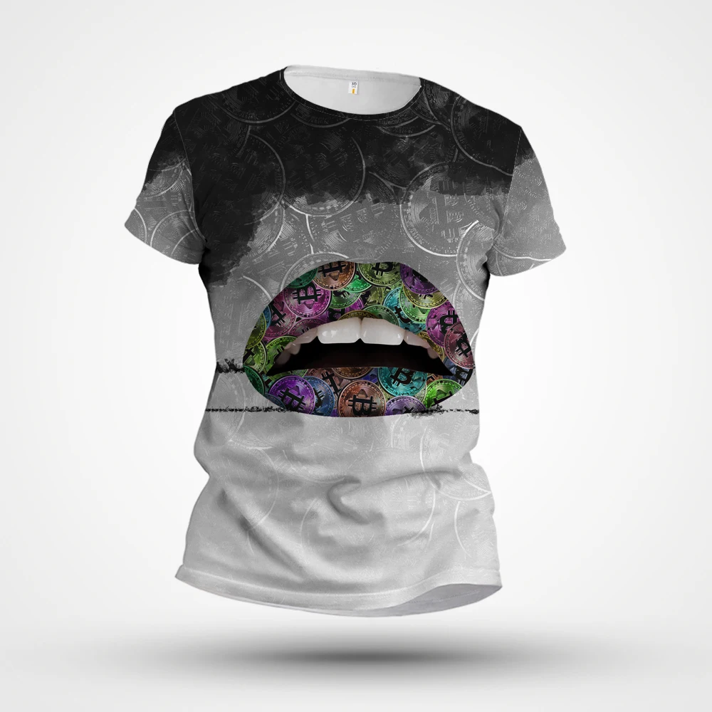 

Men's T-shirt Printed Short Sleeve Top 3D Casual Style Men's T-shirt Men's Clothing