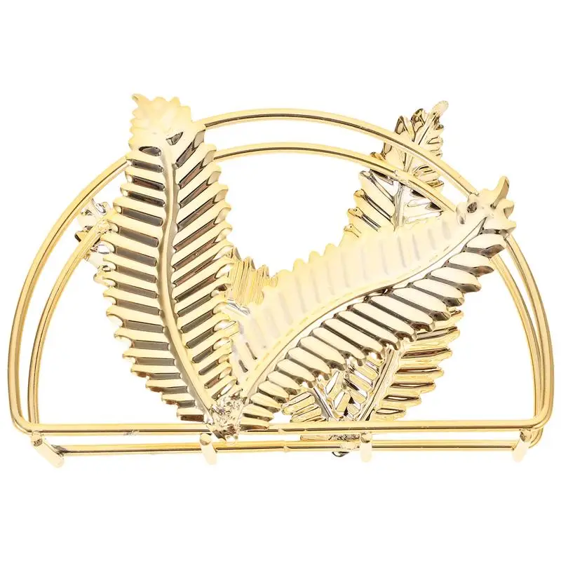

Napkin Holder Paper Napkin Holder Leaf Design Modern Serviette Holder Golden