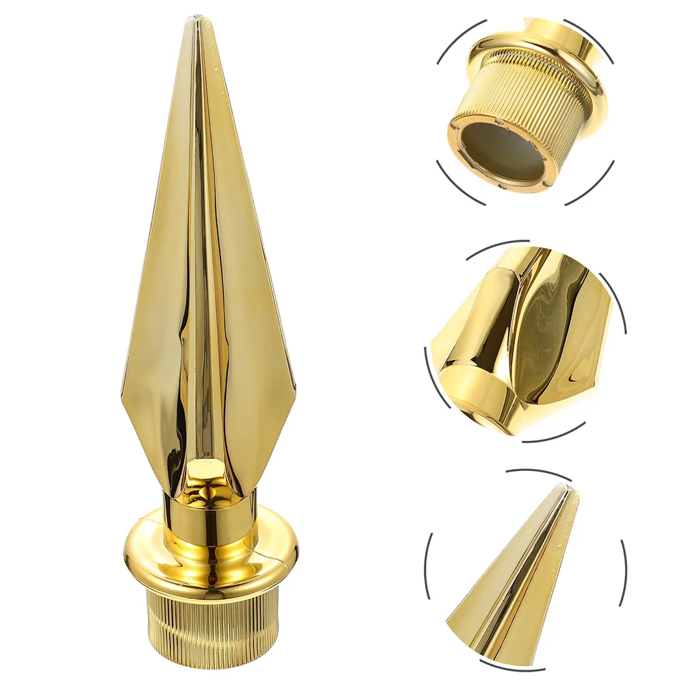 

2 Pcs Flag Pole Topper Outdoor Flag Pole Flag Pole Cap Finial Nativity Ornaments Flagpole Head Decorations Flagpole Tip