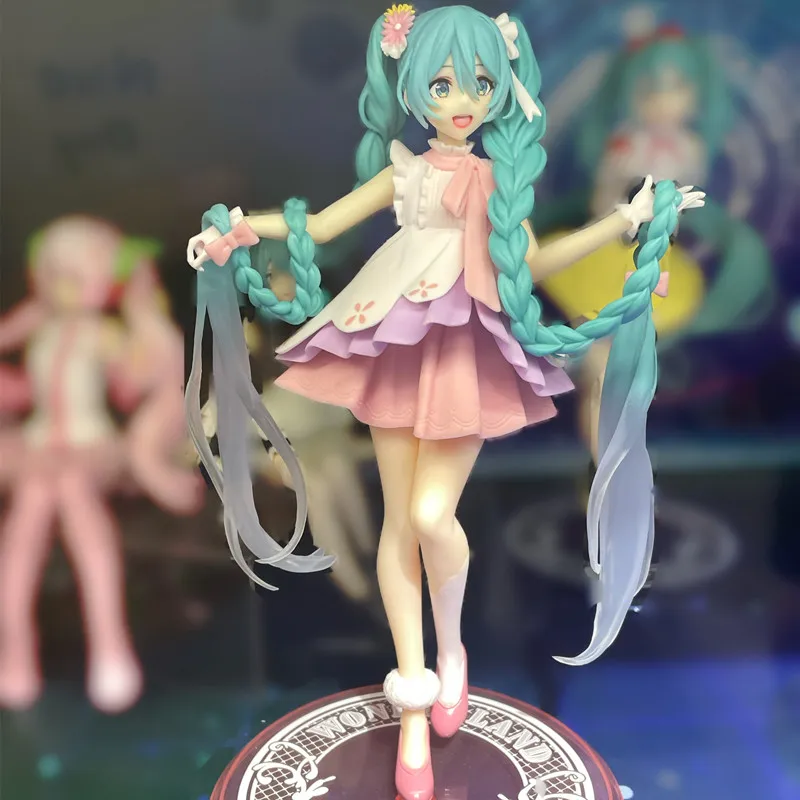 Мультяшная Аниме Фигурка певицы с длинными волосами кавайная певица различные