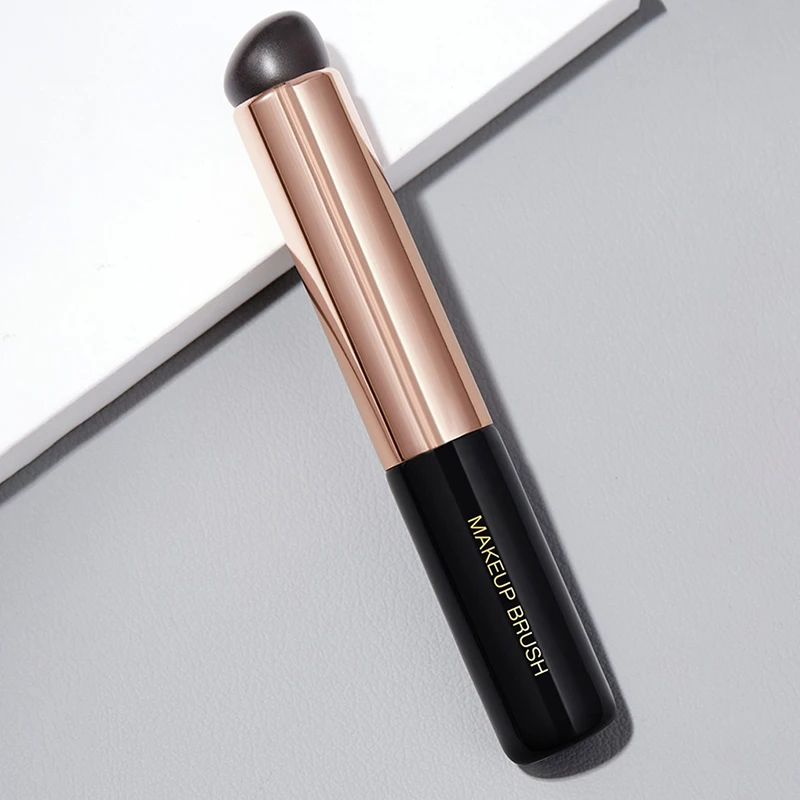 

Makeup Brushes Silicone Concealer Brush Like Fingertips Soft New Portable Round Head Silicone Makeup Brush Lip Brush Beauty Tool