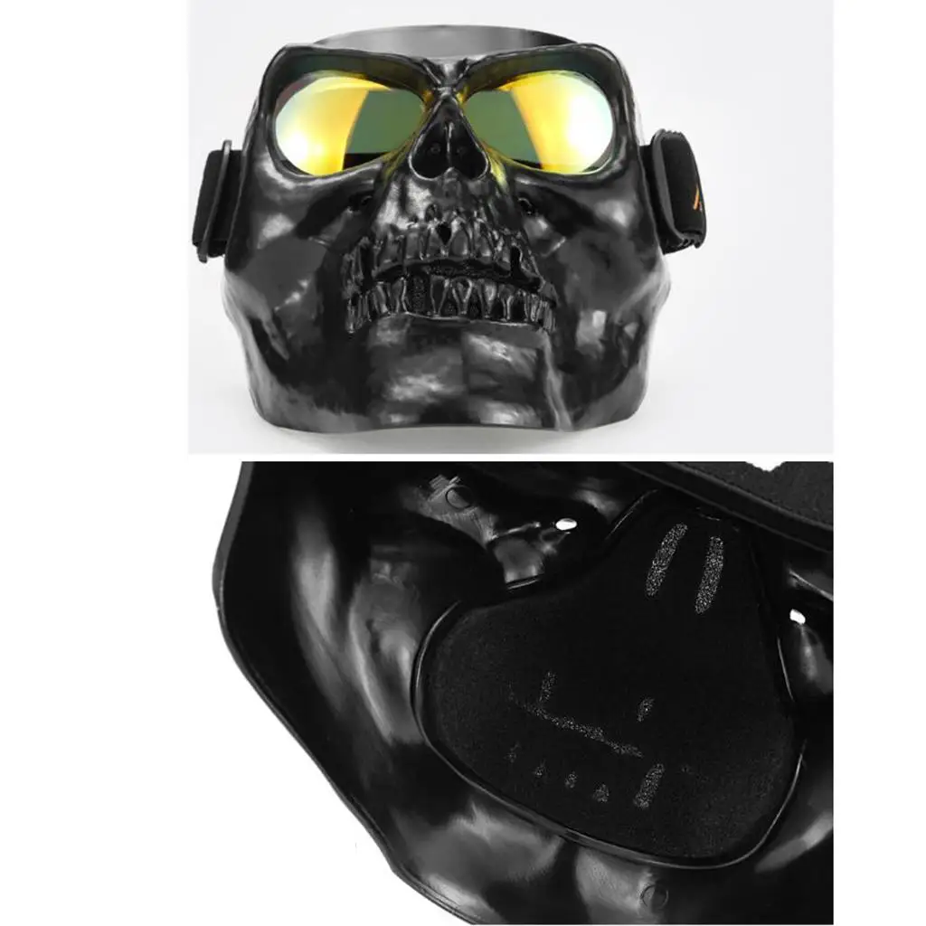 

2 Count Motorbike Goggles Helmet Mask Motocross Skull Windproof Glasses