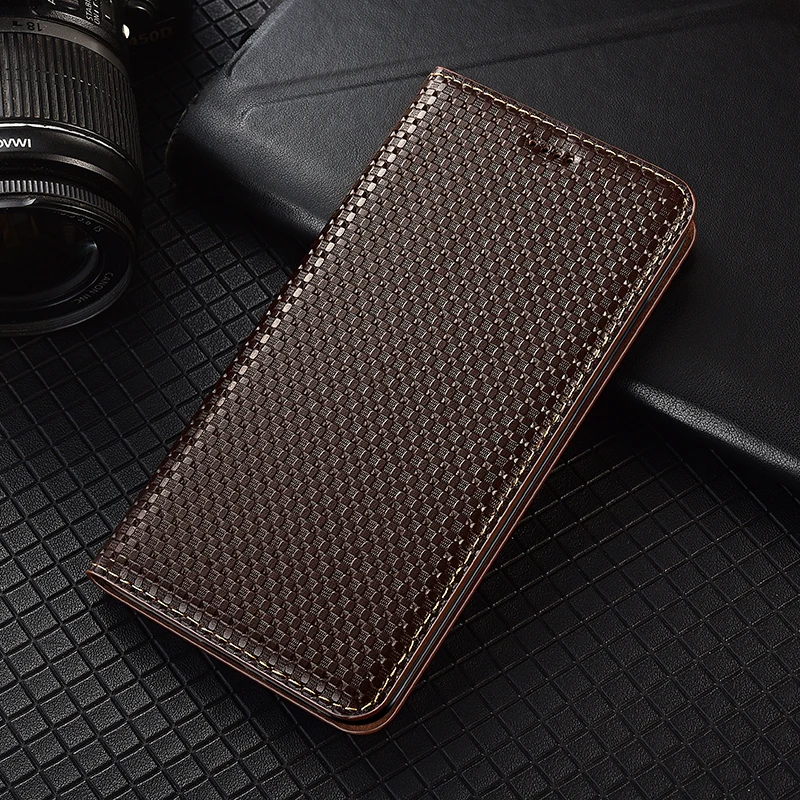 

Genuine leather Woven texture Case for Vivo T1 4G 5G Pro V2153 V2141 Indonesia Malaysia Smartphone Flip Coque Cover Funda