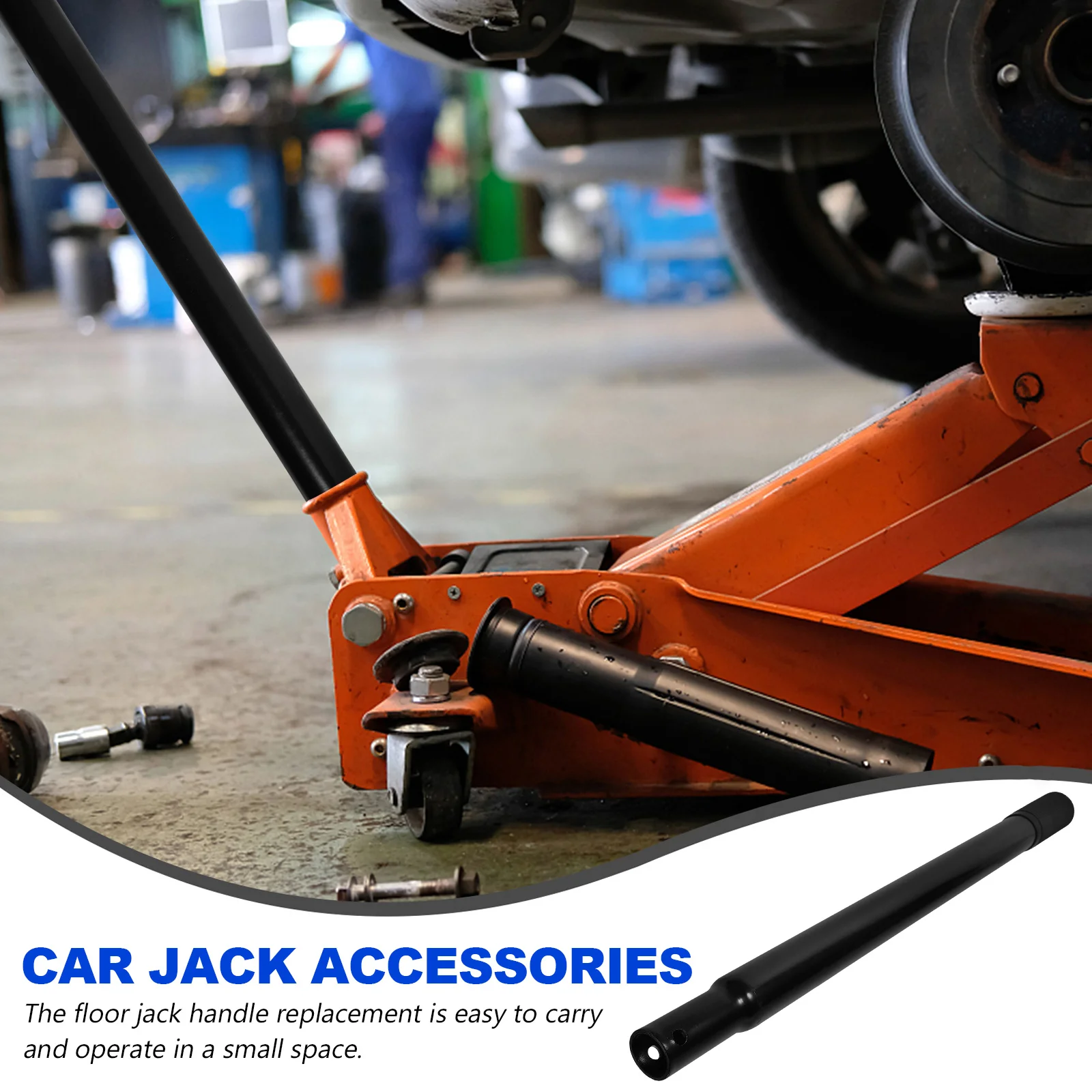 

Jack Bar Pole Lever Handle Car Supply Floor 3 Ton Hydraulic Horizontal Trailer Flooring