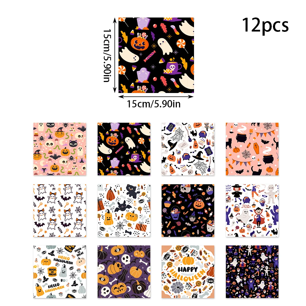 

Оберточная бумага для Хэллоуина cyuan 12 шт.