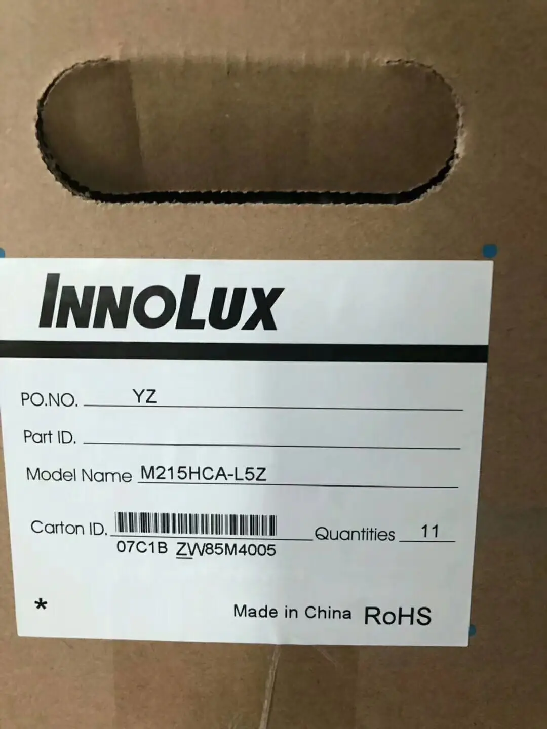 

M215HCA-L5Z 21,5 "FHD Borderless Non Touch LCD Screen