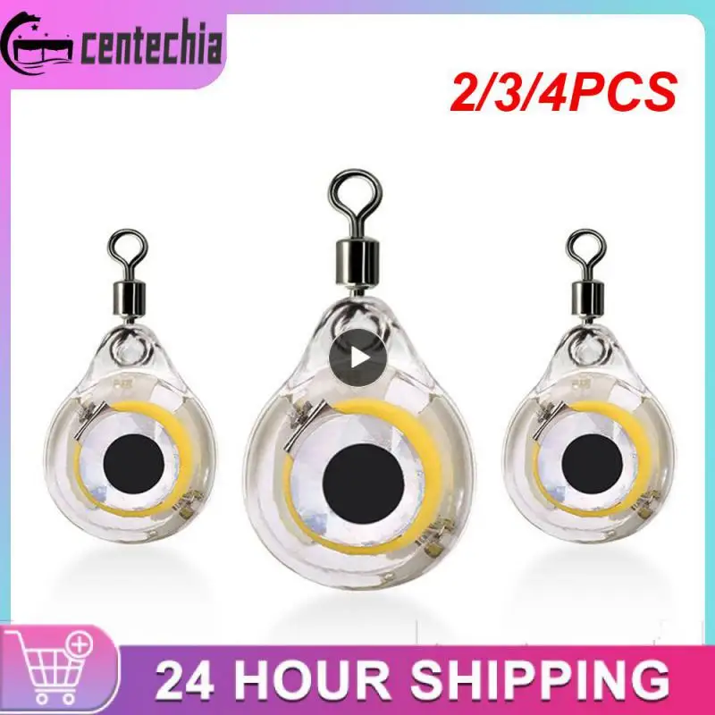 

2/3/4PCS Fish Trap Lamp Deep Drop Underwater Fishing Lamp Artificial Bait Led Fishing Light Fishing Accessories Small Colorful