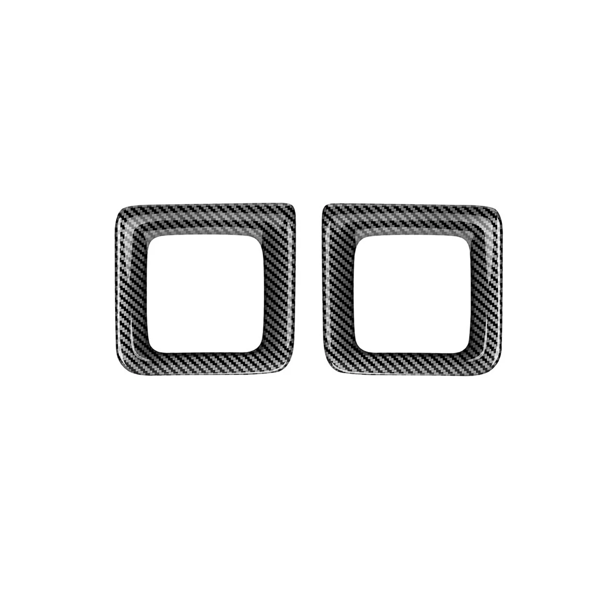 

Car Rear second Row Water Cup Holder Decoration Frame Cover Trim for Mitsubishi Outlander 2022 2023 Carbon Fiber