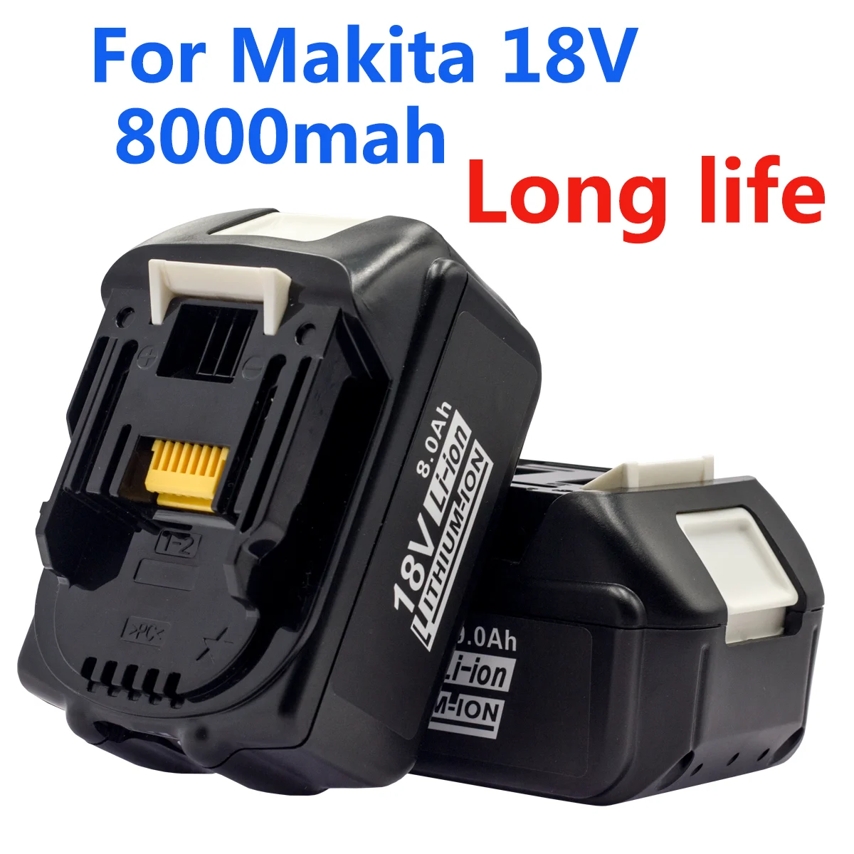 

Latest BL1880B BL1860B 18V 8.0Ah 8.0Ah Li Ion Rechargeable Battery for Makita 18V BL1830 BL1840 BL1850 BL1815 Cordless Drill