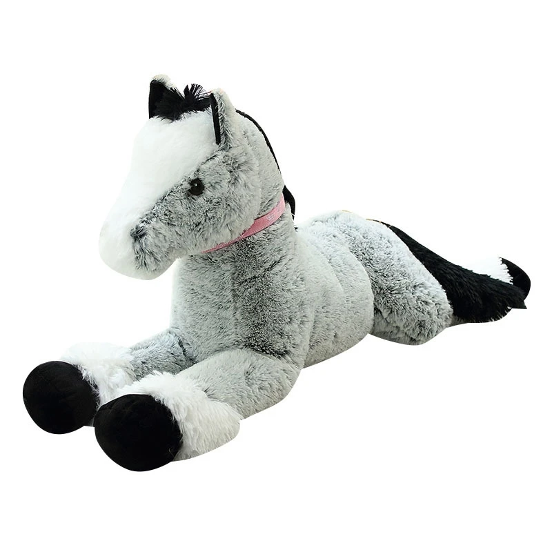

90Cm Big Size Plush Horse Toy Simulation Animal Doll Kids Birthday Gift Home Baby Room Decor Photography Props