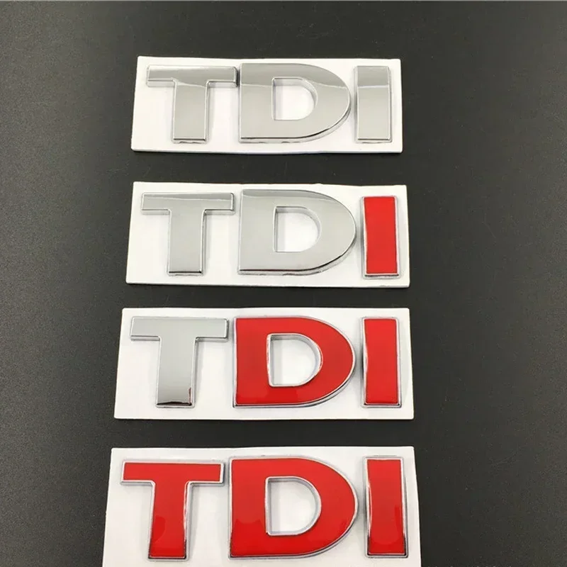 Металлические 3D буквы для автомобиля наклейки TDI VW Golf 4 5 6 7 JETTA PASSAT MK2 MK4 MK5 MK6 MK7