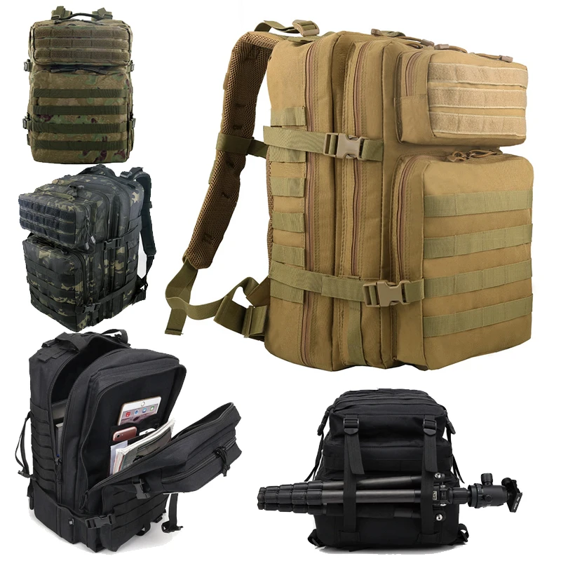 

Военные рюкзаки, уличный Тактический Рюкзак Molle 600D, водонепроницаемые сумки для кемпинга, мужская спортивная сумка для путешествий, кемпинга, охоты, пешего туризма