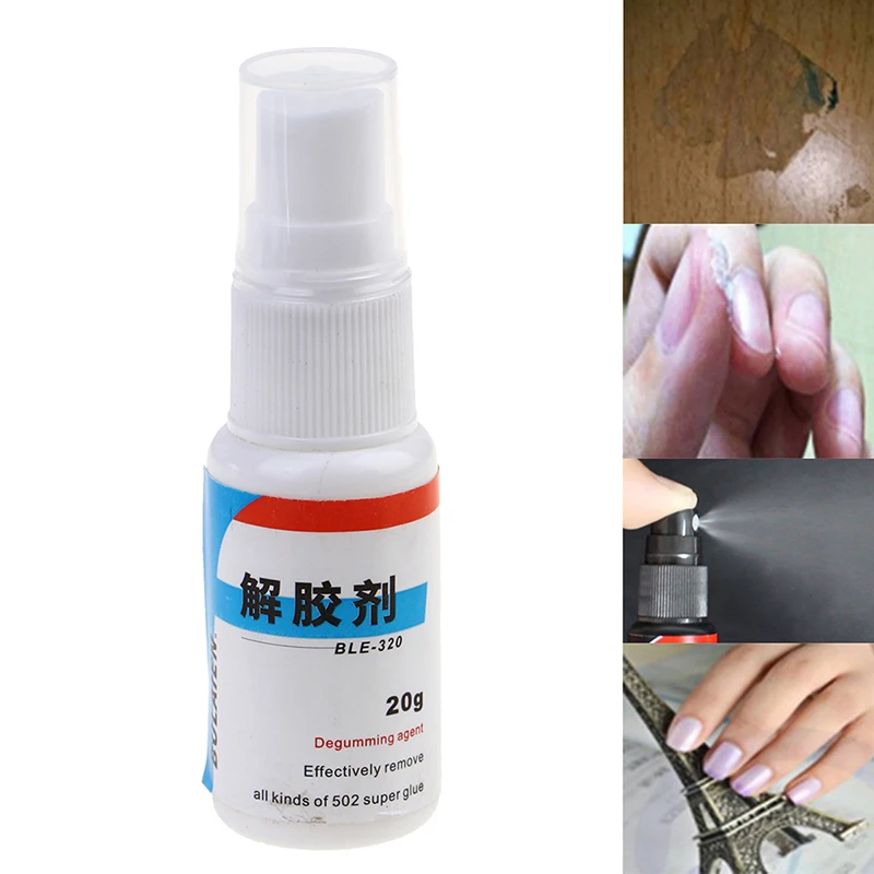 

502 Glue 20g Strong Efficient Glue Remover Remover Acetone Cleaning Agent Dissolving Debonder Glue Degumming Agent 502 Nemesis