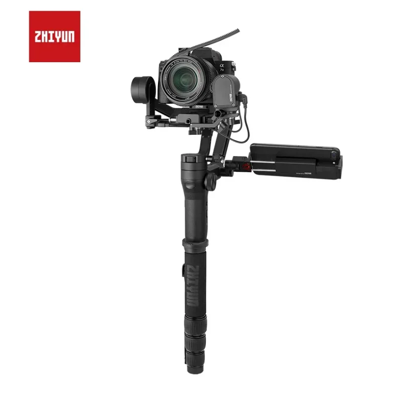 Фото Телескопический мини-монопод Zhiyun TransMount, удлинитель 65 см для лабораторного крана Zhiyun Weebill 3, лабораторный кран 2 Plus, стабилизатор подвеса №2
