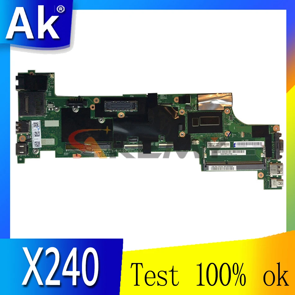 

Материнская плата Akemy FRU 04X3858 для ноутбука lenovo thinkpad X240, материнская плата DDR3L