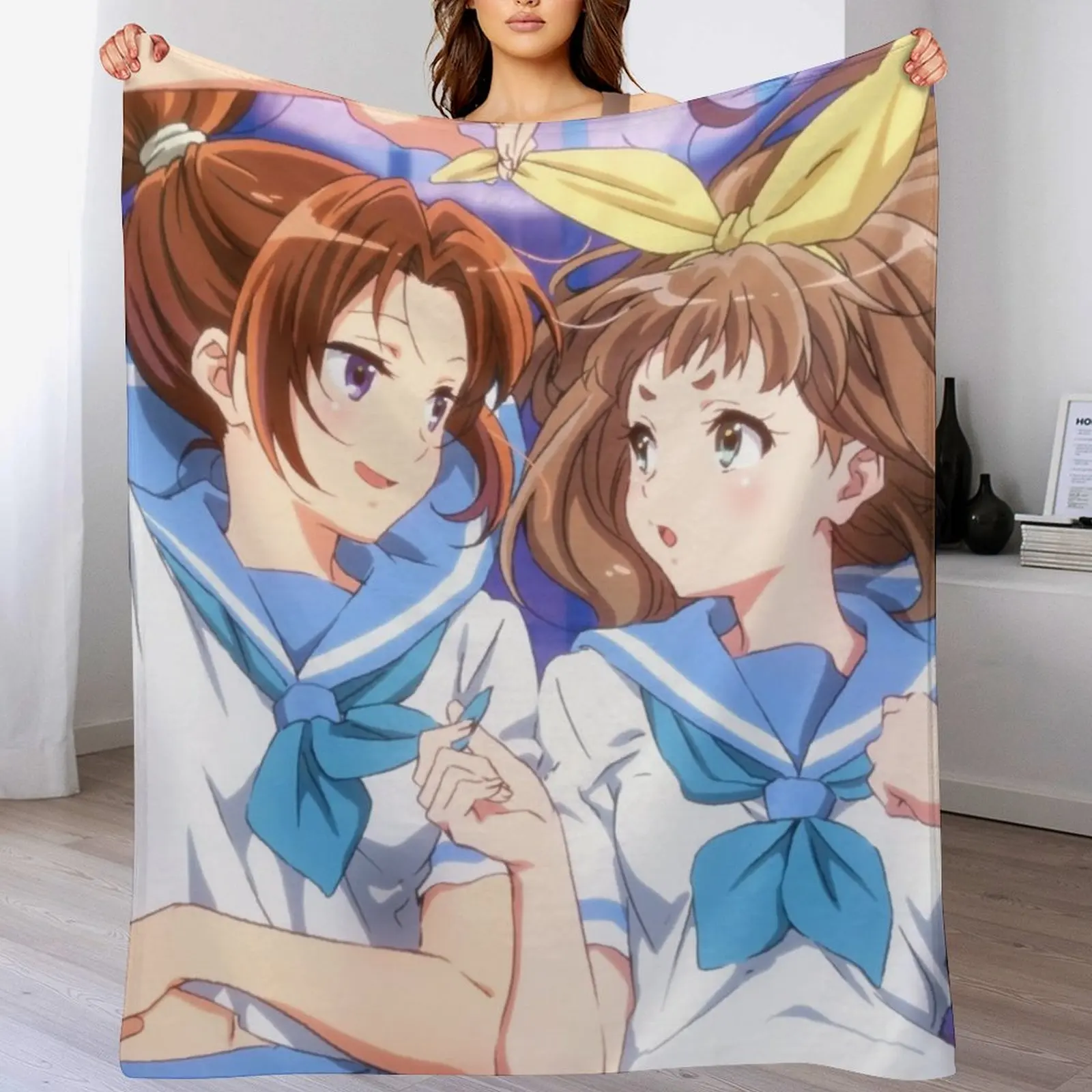 Hibike! Euphonium - Nakagawa Natsuki &amp Yoshikawa Yuuko плед одеяло большие очень пледы