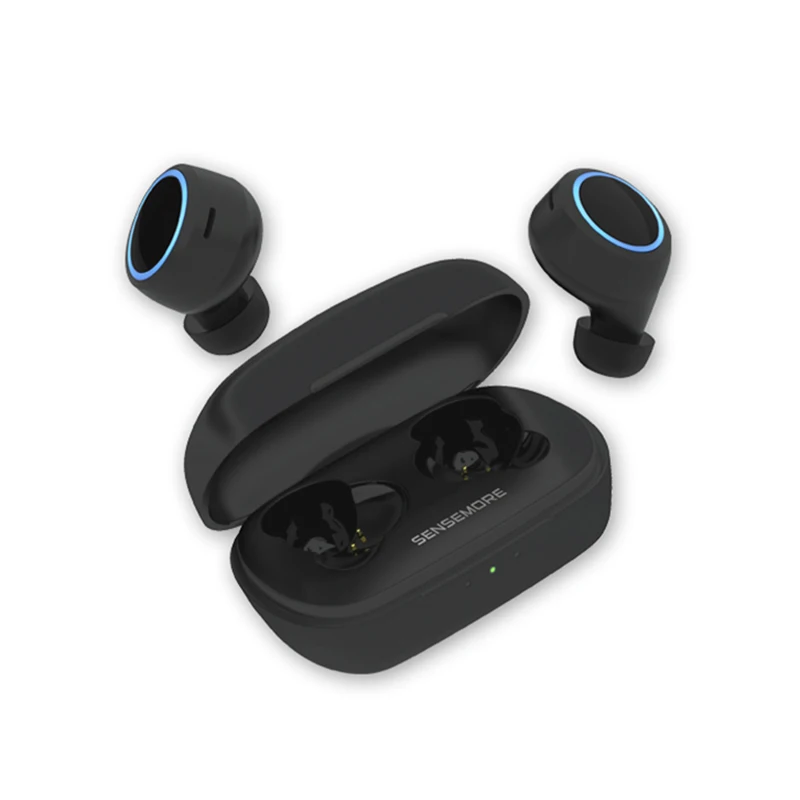 

CREATIVE Sensemore Air Lightweight TWS Headset Sweatproof Ambient Mode ANC Quad Mics 35 Hours Battery Life Bluetooth Headphones