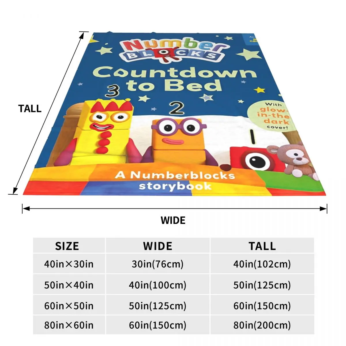 N-Numberblocks-s мультяшное одеяло теплая мягкая новинка плюшевое постельное белье