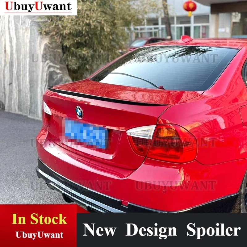 

For E90 Spoiler 2005-2011 BMW 3 Series 320i 325li 328i Spoiler High Kick ABS Plastic Material Car Rear Wing Color Rear Spoiler