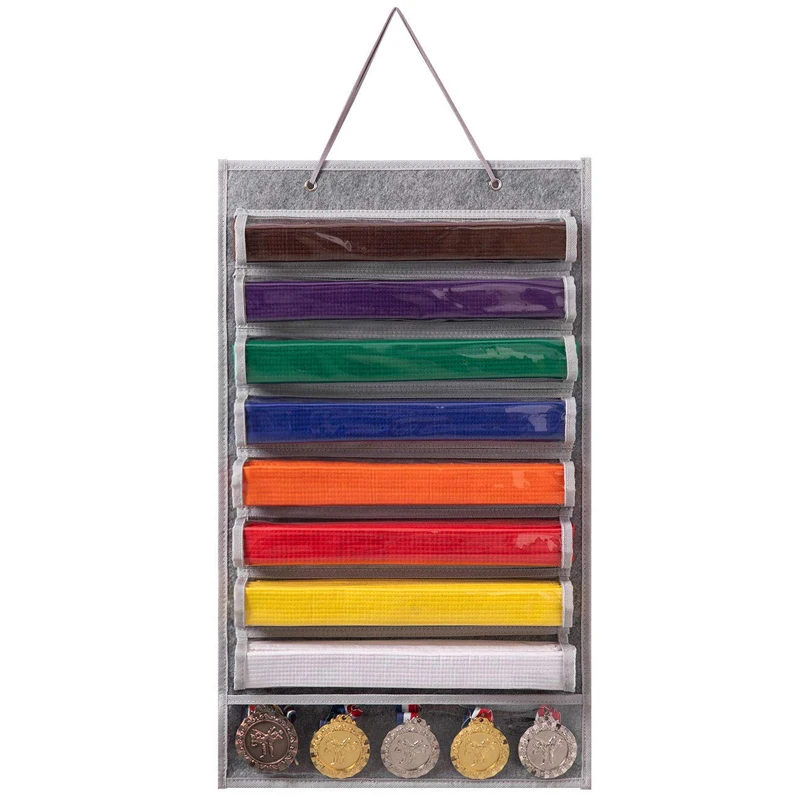 

Держатель-органайзер для тхэквондо, с защитой от пыли